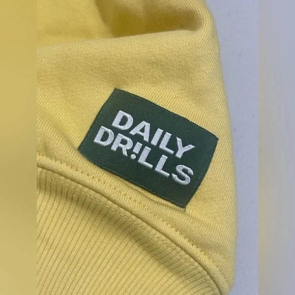 Daily Drills Sunny Yellow Crewneck Sweater - Picture 7 of 9